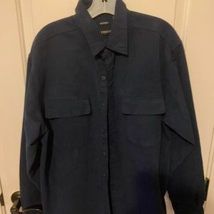 Dark blue long sleeve shirt